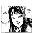 Telegram sticker 😊 Tomie