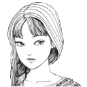 Telegram sticker 😐 Tomie