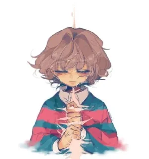 Telegram sticker 🙇 @Mhdh737 ¦ frisk. ¦ @Manysticks