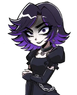 Телеграм стикер 🖤 Альтушка Ксюша  @altushkaksush :: @fStikBot