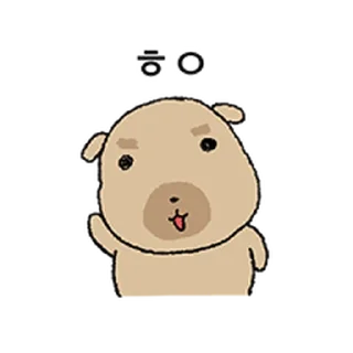Video sticker ⭐ 조구만 똥개 도룽이 2 @moe_sticker_bot