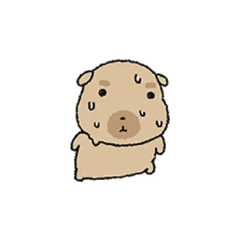 Telegram sticker ⭐ 조구만 똥개 도룽이 2 @moe_sticker_bot