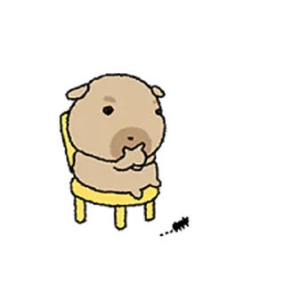 Telegram sticker ⭐ 조구만 똥개 도룽이 2 @moe_sticker_bot