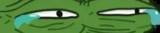 Telegram sticker 🤔 Pepe Eye 👀   @stickersbag