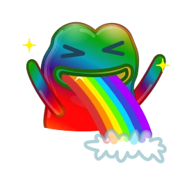 Telegram sticker 🤮 @poppa's pepkas
