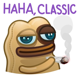 Telegram sticker 🙄 @poppa's pepkas