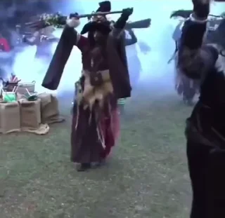 Телеграм стикер 🧙 Chapri TikTok Dance - @bauddhik_samuh