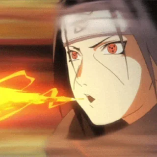 Video sticker 🔥 Itachi Sharingan  @SchizoChupapi