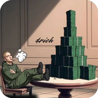 Sticker 🫥 RICH