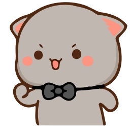 Sticker 💪 Peach & Goma