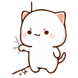 Sticker 😠 Peach & Goma