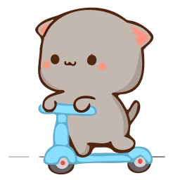 Sticker 🛴 Peach & Goma