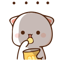 Sticker 🍟 Peach & Goma