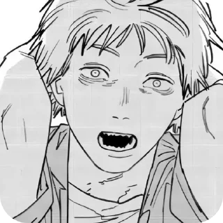 Telegram sticker 👄 [Denji]