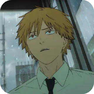 Telegram sticker 👄 [Denji]