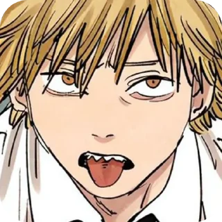 Telegram sticker 👄 [Denji]