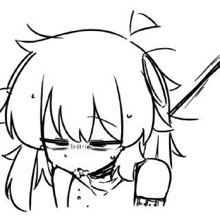 Telegram sticker 😒 Двух хвостый пак