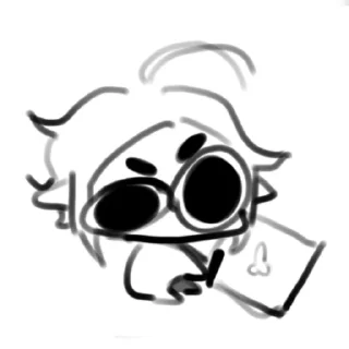 Telegram sticker 🤨 smol okichuuu