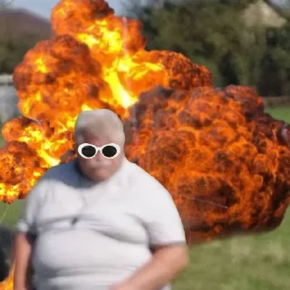 Telegram sticker 😎 дикий матрас