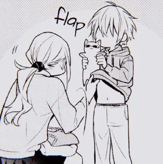 Telegram stiker 🖤 Horimiya | @Marin_Kitagawa