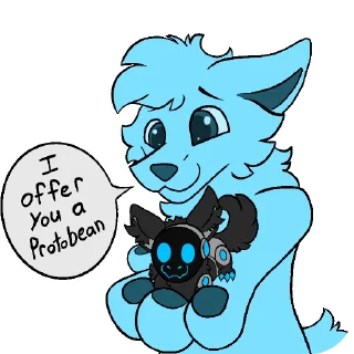 Telegram sticker 🎁 Protobeans by @DragonLova