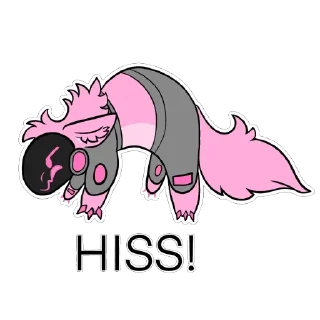 Telegram sticker 😾 Protobeans by @DragonLova