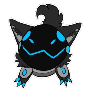 Sticker 💙 Protobeans by @DragonLova