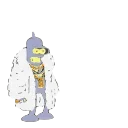 Телеграм стикер 🚘 FUTURAMA