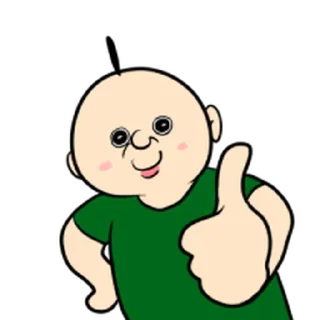 Telegram sticker ⭐ 삐빠라삐빠뽀빵빵이 @moe_sticker_bot