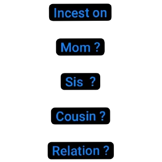 Telegram sticker 👍 Incest & Bi 💀
