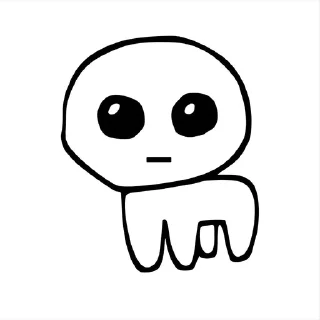 Sticker 😐 Autism Creature (yippee)