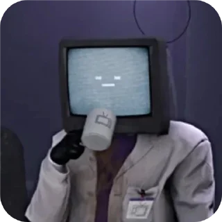 Telegram sticker ☕ Тв учёные