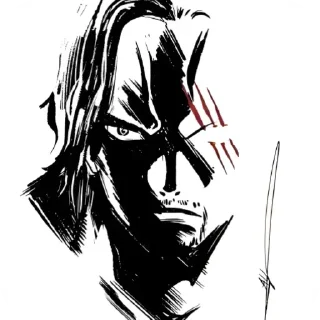 Telegram sticker 🔥 Shanks jpt` @Nerd_home