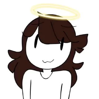 Телеграм стикер 🙂 Jaiden Animations