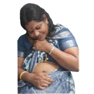 Telegram sticker ✋ olu vaangi thevidiya