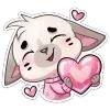 Sticker ❤️ Фав эмодзи ангела @bpestrella :: @fStikBot