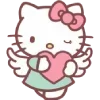 Sticker 💗 Фав эмодзи ангела @bpestrella :: @fStikBot