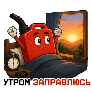 Telegram sticker ☀️ БЕНЗИН⛽️ в @STICK17