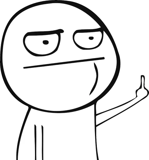 Telegram sticker 🖕 Niggers 2