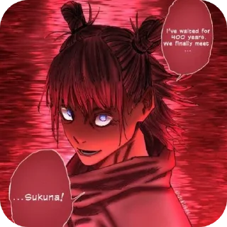 Телеграм стикер ⚡ Kashimo hajime