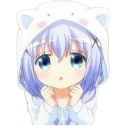 Video sticker 🐱 "Ayaka" chino kafuu @Nekosticker