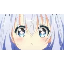 Телеграм стикер 😍 "Ayaka" chino kafuu @Nekosticker