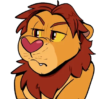 Telegram stiker 😒 Simba