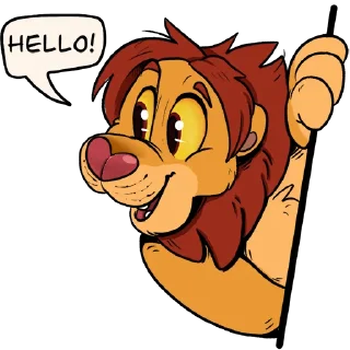 Sticker 👋 Simba