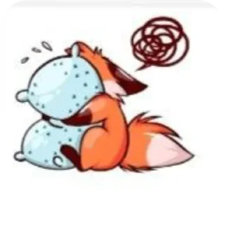 Sticker 😖 Лисята