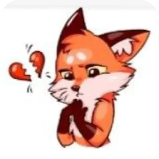 Video sticker 💔 Лисята