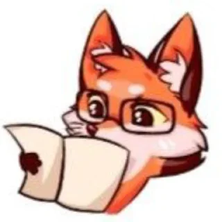 Telegram sticker 😌 Лисята