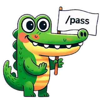 Video sticker 🏳️ Doodle Gator - @DoodleGatorBot