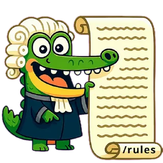 Video sticker 📜 Doodle Gator - @DoodleGatorBot