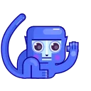 Телеграм стикер 👋 Movin’ Monkey
